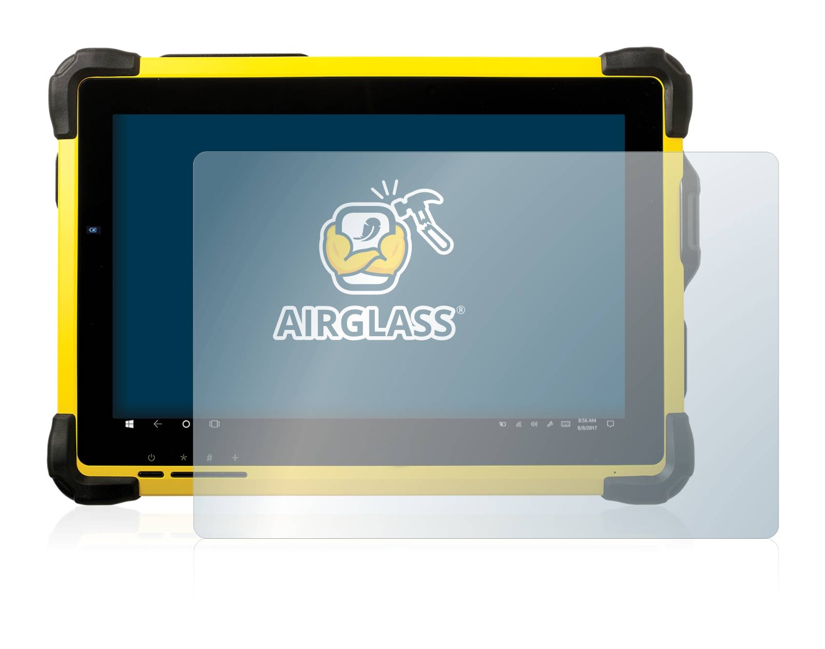 BROTECT AirGlass Flexible Schutz Glas Folie für Trimble T10 Klar Transparent