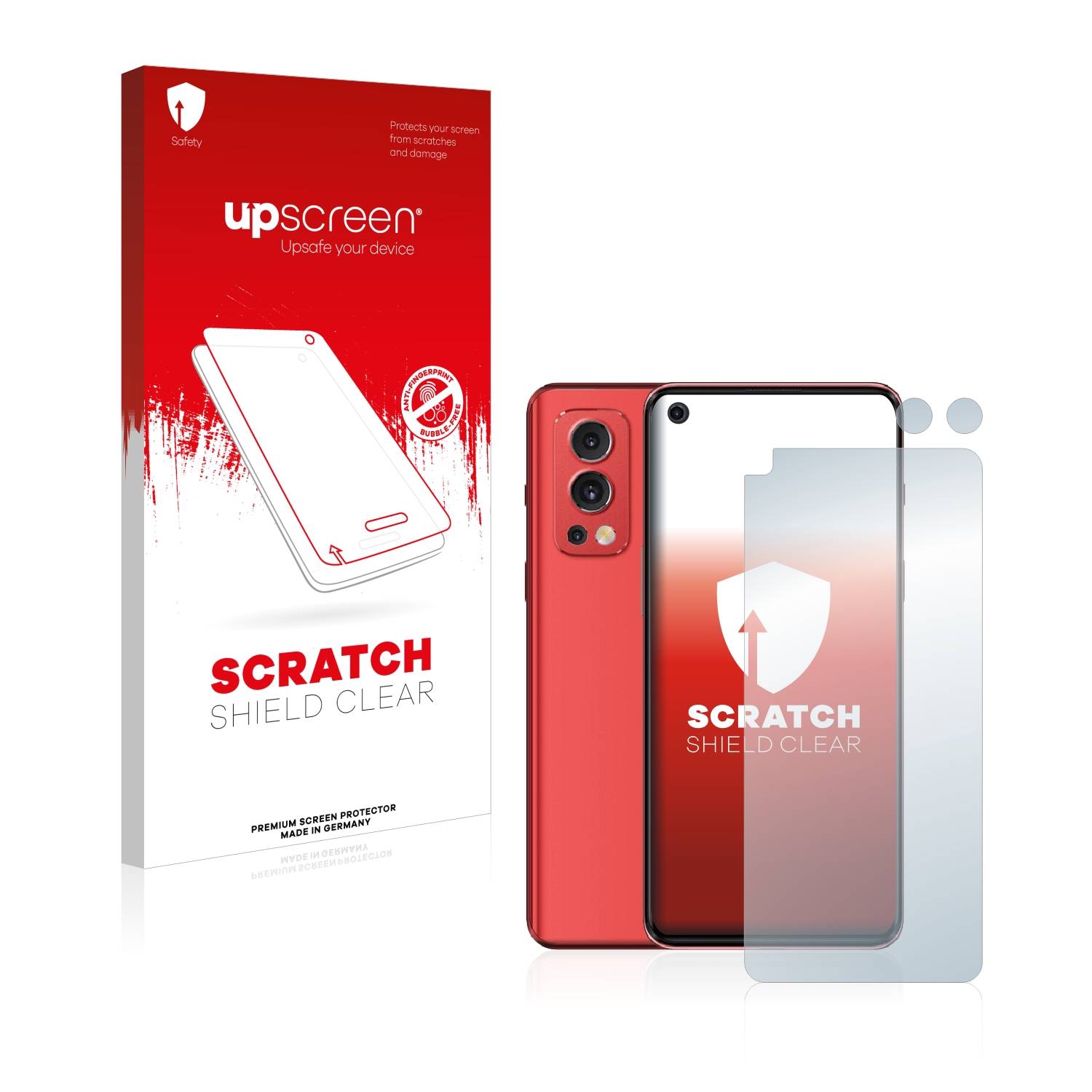 upscreen Scratch Shield Schutzfolie für OnePlus Nord 2 5G (Display+Kamera)