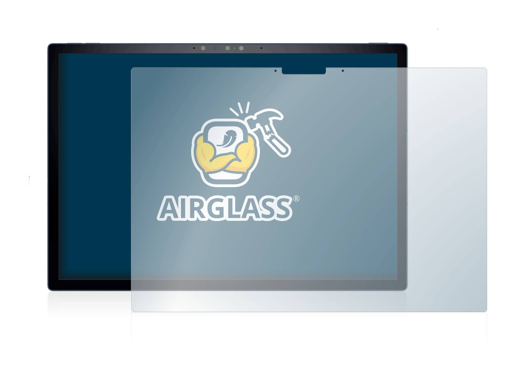 BROTECT AirGlass Flexible Schutz Glas Folie für Dell XPS 13 9315 2-in-1 Klar Transparent