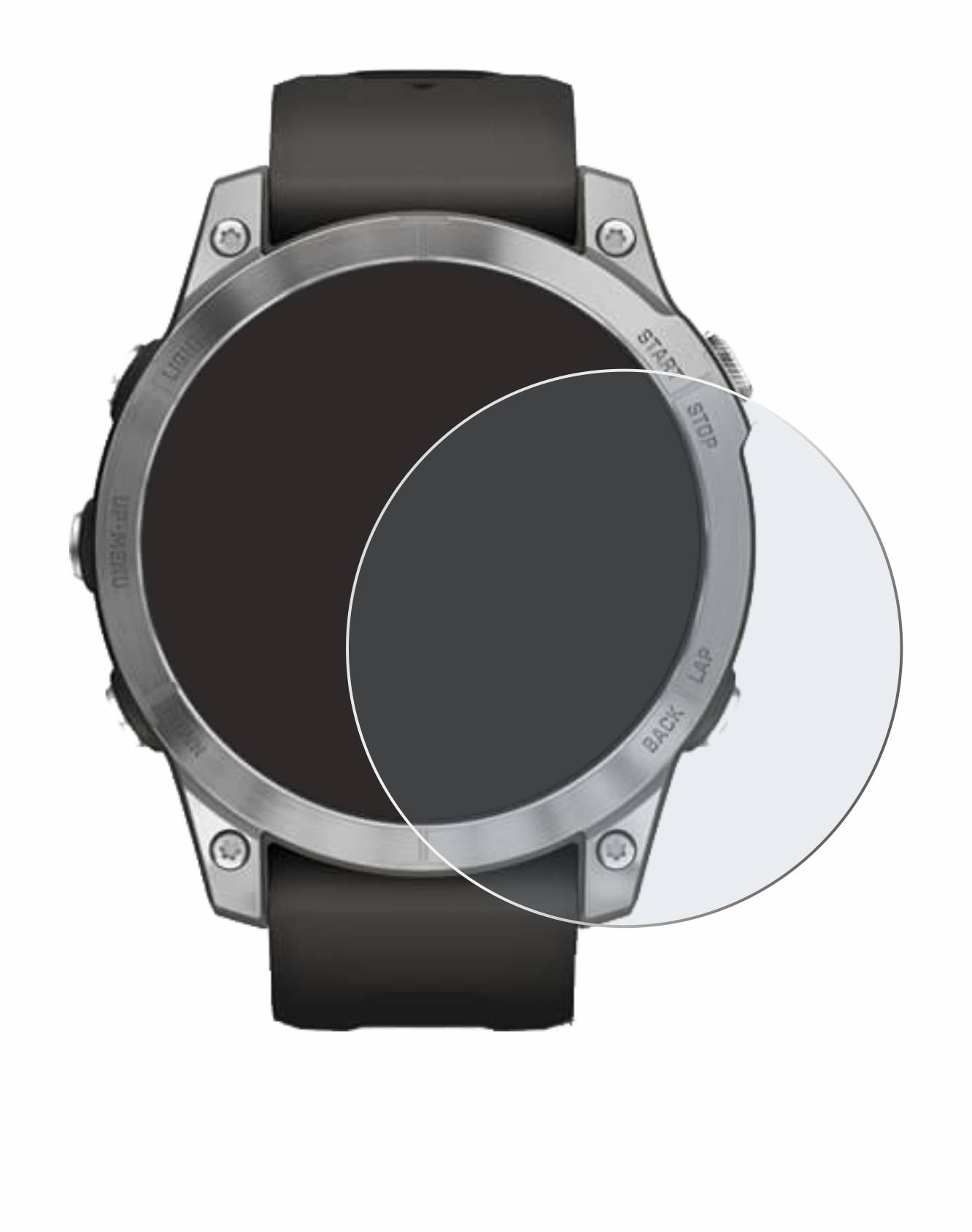 upscreen Reflection Shield Matt Schutzfolie für Garmin Fenix 7 (47 mm)