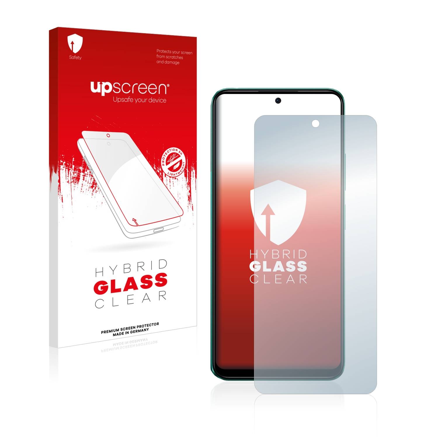 upscreen Hybrid Glas Panzer-Folie für Xiaomi Poco X5