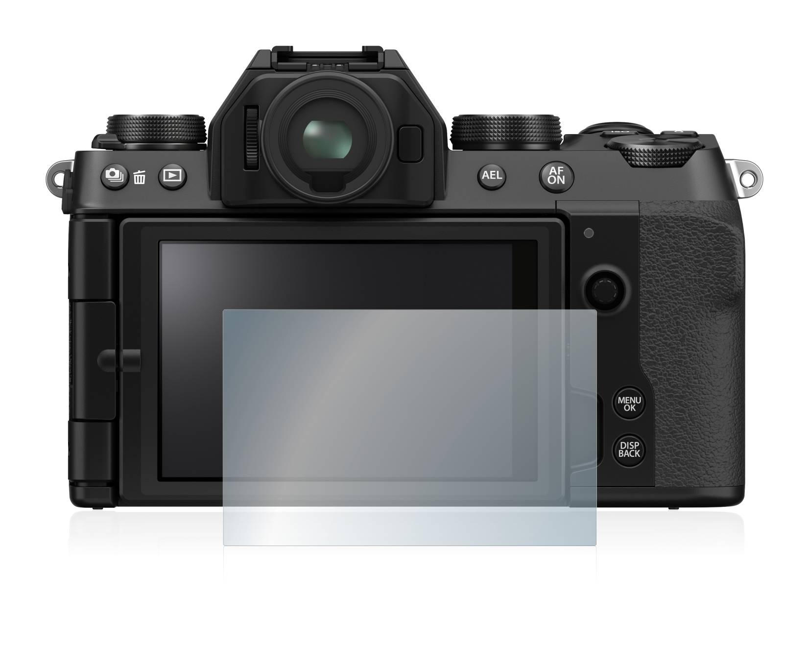 BROTECT AirGlass Flexible Schutz Glas Folie für Fujifilm X-S10 Klar Transparent
