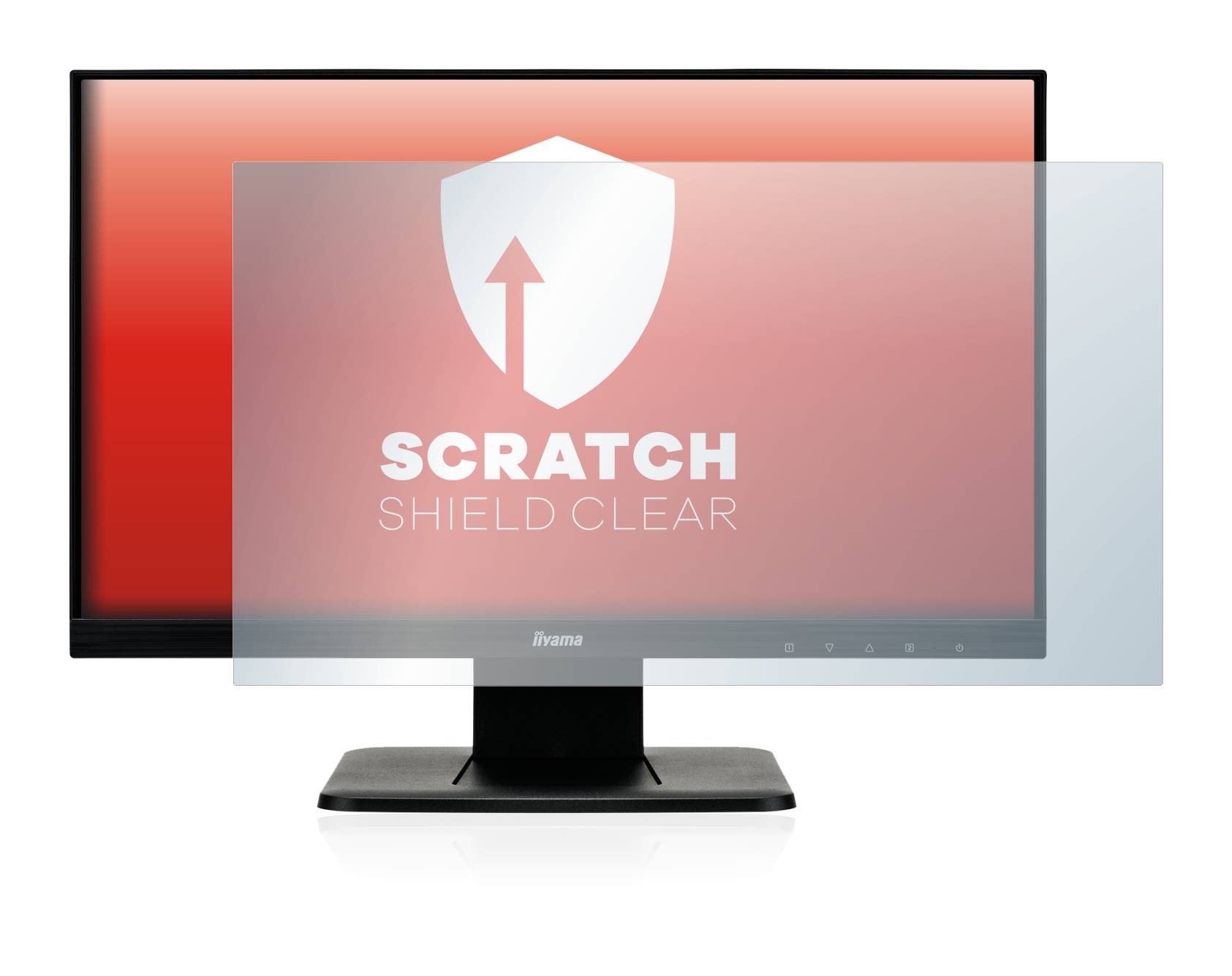 upscreen Scratch Shield Schutzfolie für Iiyama ProLite T2252MSC-B1