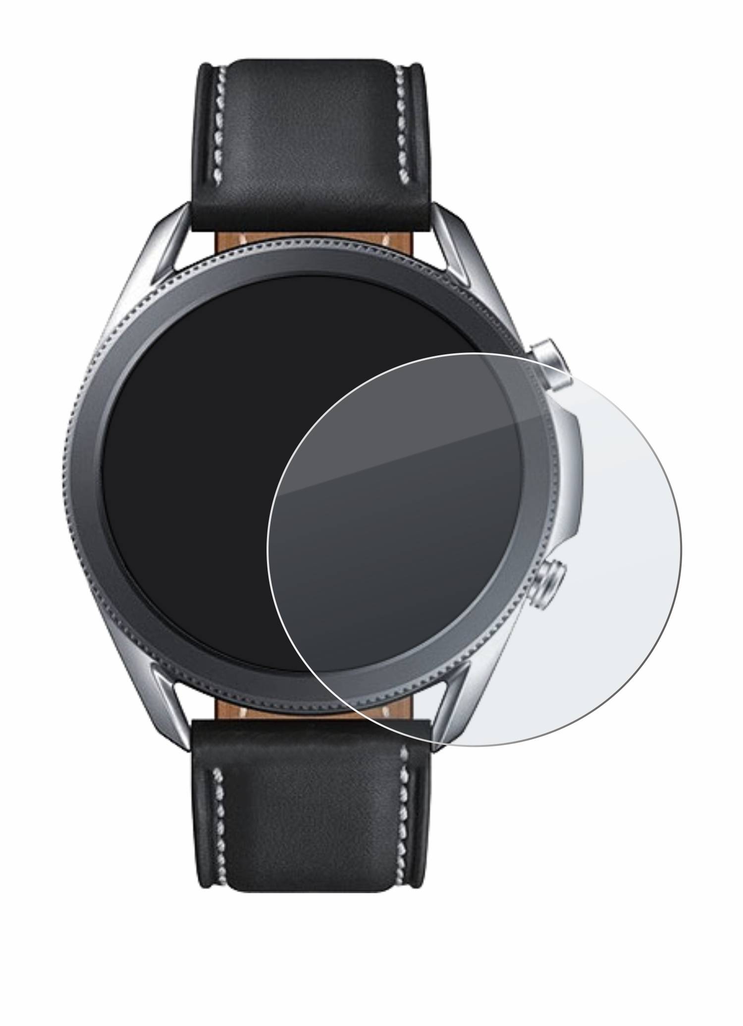 upscreen Hybrid Glas Matt Schutz-Folie für Samsung Galaxy Watch 3 (45mm)