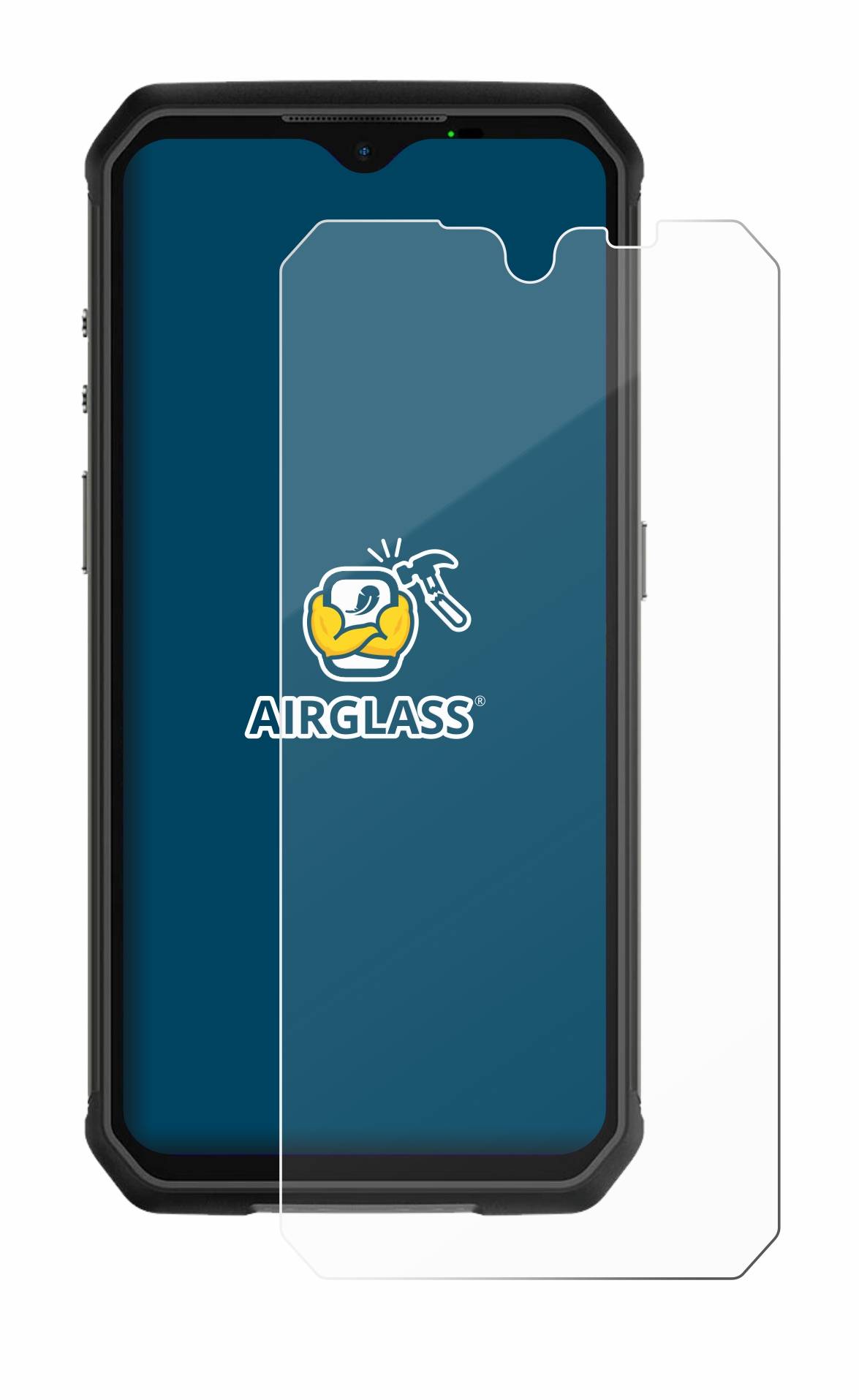 BROTECT AirGlass Flexible Schutz Glas Folie für Ulefone Armor 9 Klar Transparent