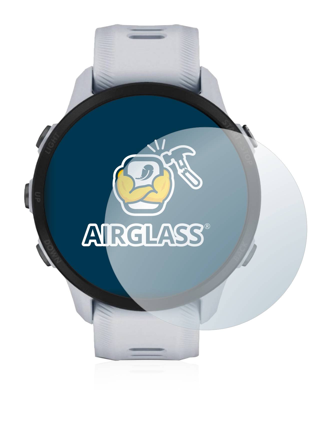 BROTECT AirGlass Glas Schutz-Folie für Garmin Forerunner 955 Solar - Schutzglas