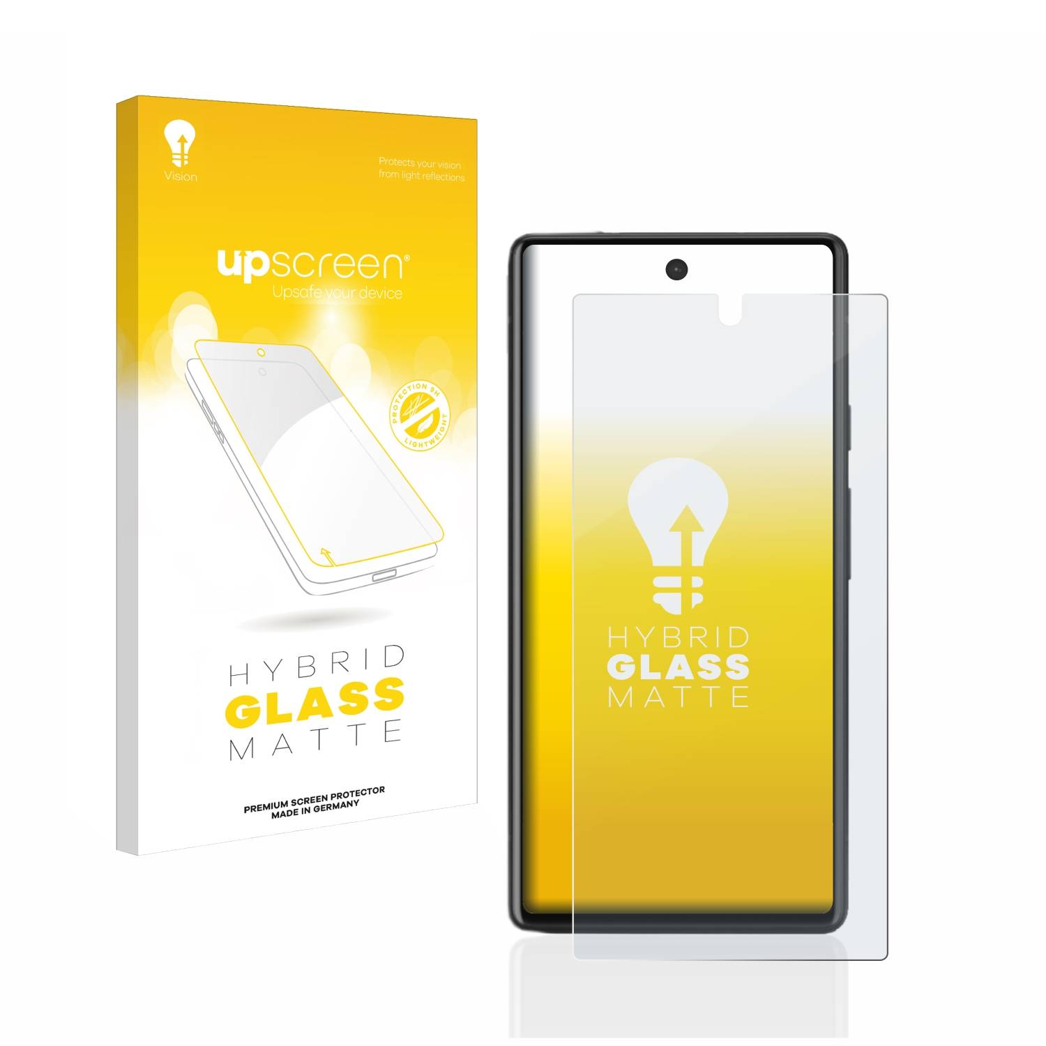 upscreen Hybrid Glas Matt Panzer-Folie für Google Pixel 6a