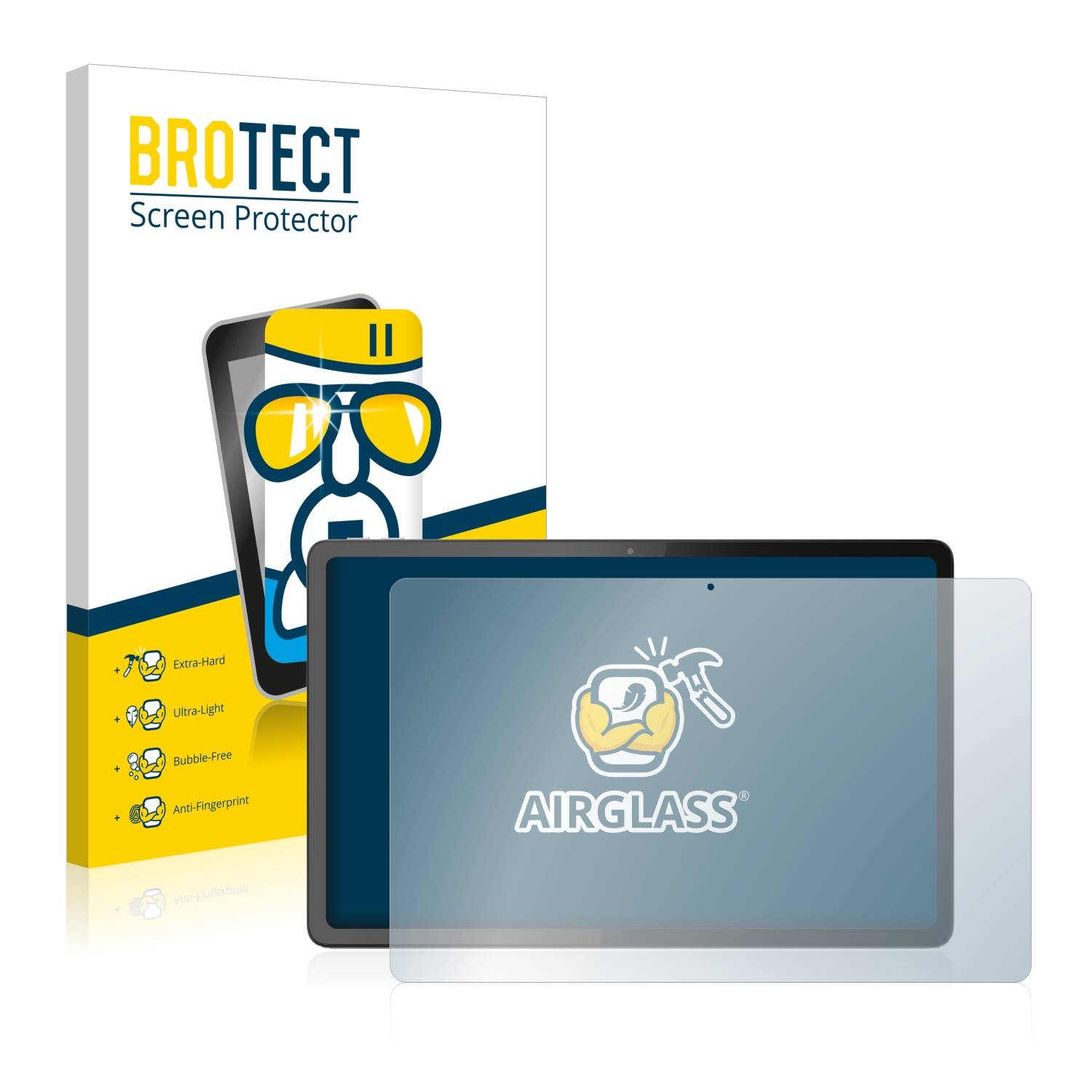 BROTECT AirGlass Glas Schutz-Folie für Lenovo Tab P11 Pro Gen 2 - Schutzglas