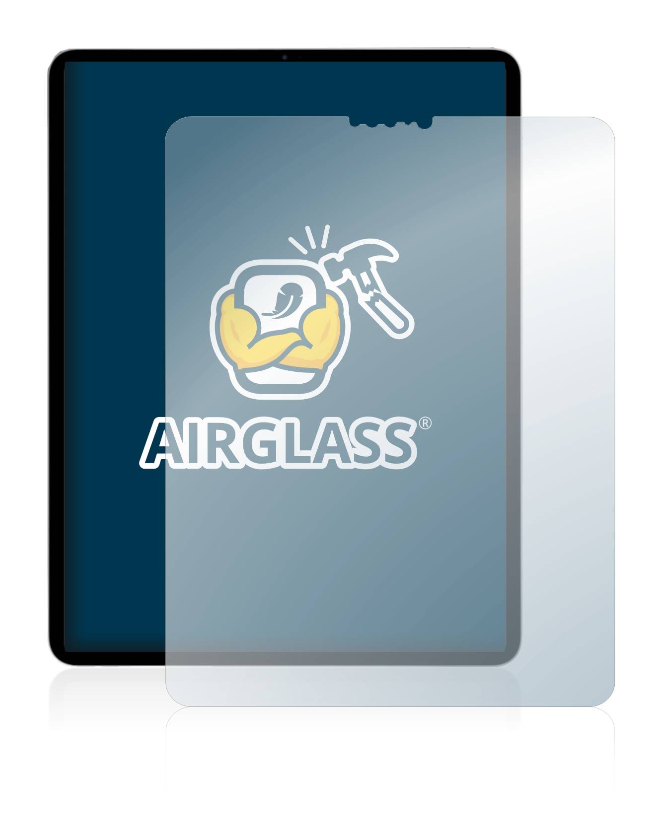 BROTECT AirGlass Glas Schutz-Folie für Apple iPad Pro 11 WiFi 2021 (3. Gen.) - Schutzglas