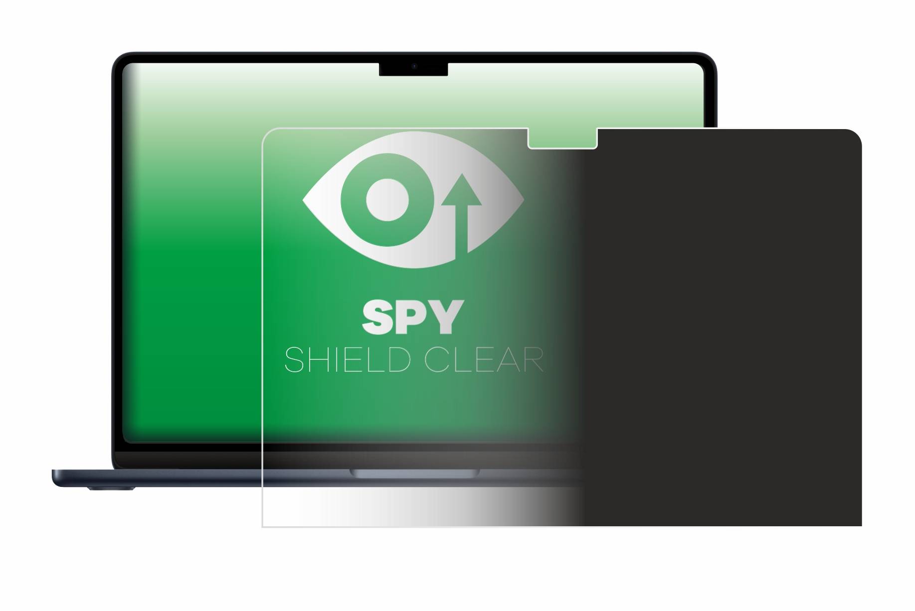 upscreen Spy Shield Sichtschutz-Folie für Apple MacBook Air 13 M2 2022