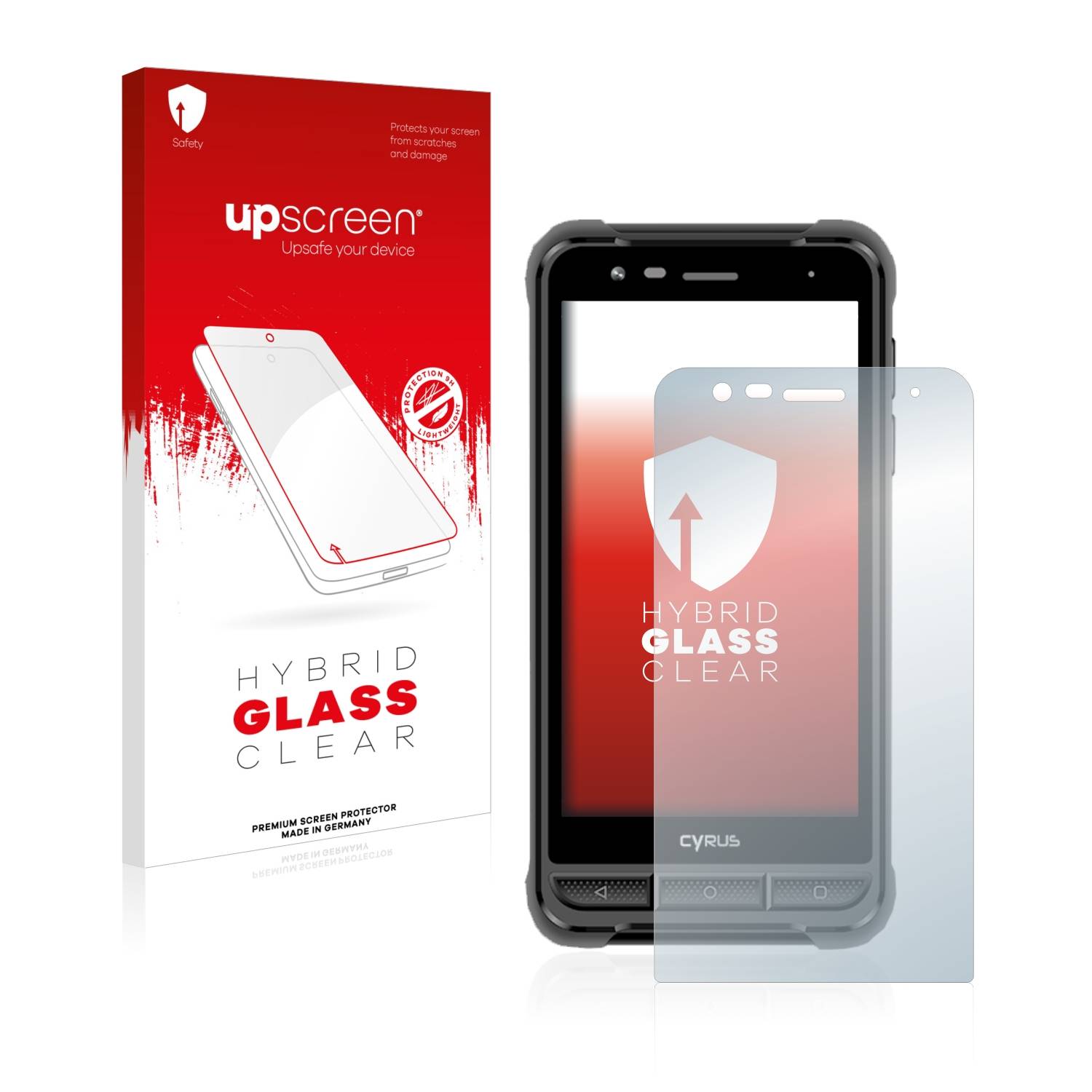 upscreen Hybrid Glas Schutz-Folie für Cyrus CS22 XA