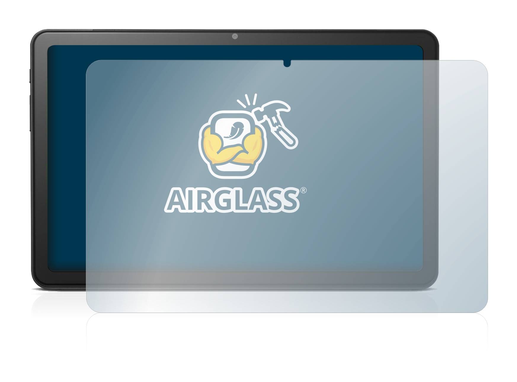 BROTECT AirGlass Flexible Schutz Glas Folie für Doro Tablet 10.4" Klar Transparent