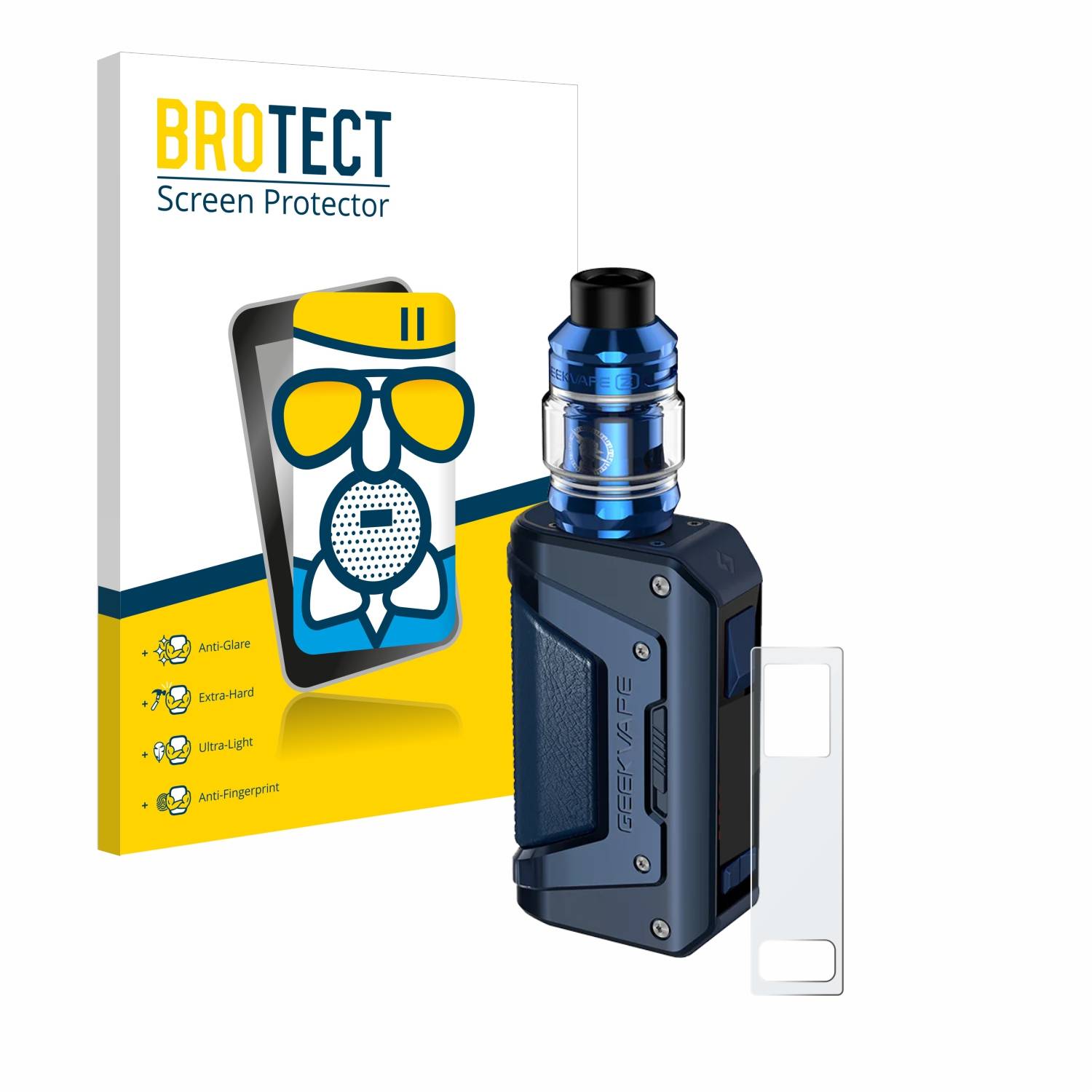 BROTECT AirGlass Matt Glas Schutz Folie für GeekVape Aegis Legend 2 L200