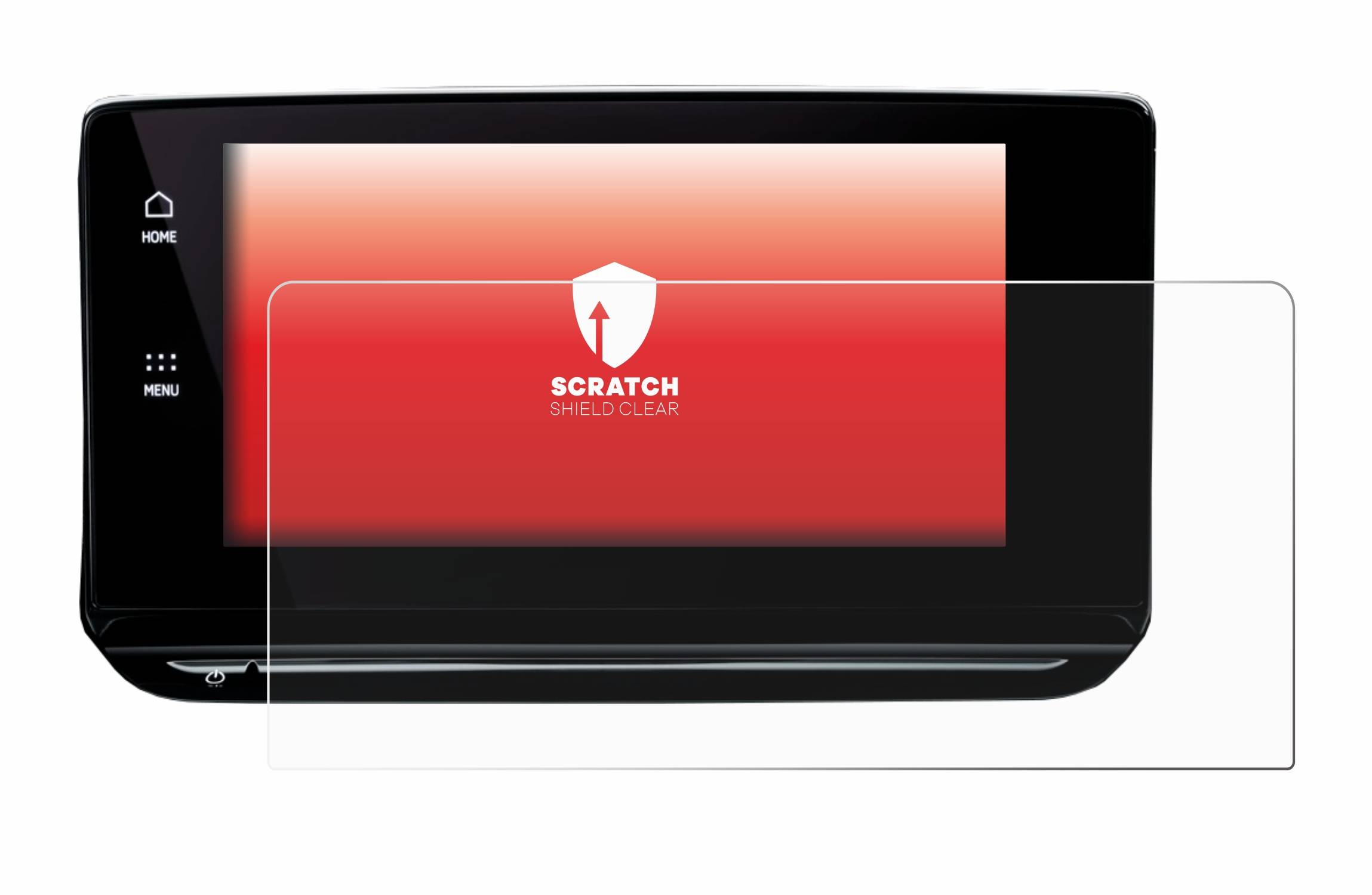 upscreen Scratch Shield Schutzfolie für Skoda Octavia 4 2020-2022 Columbus