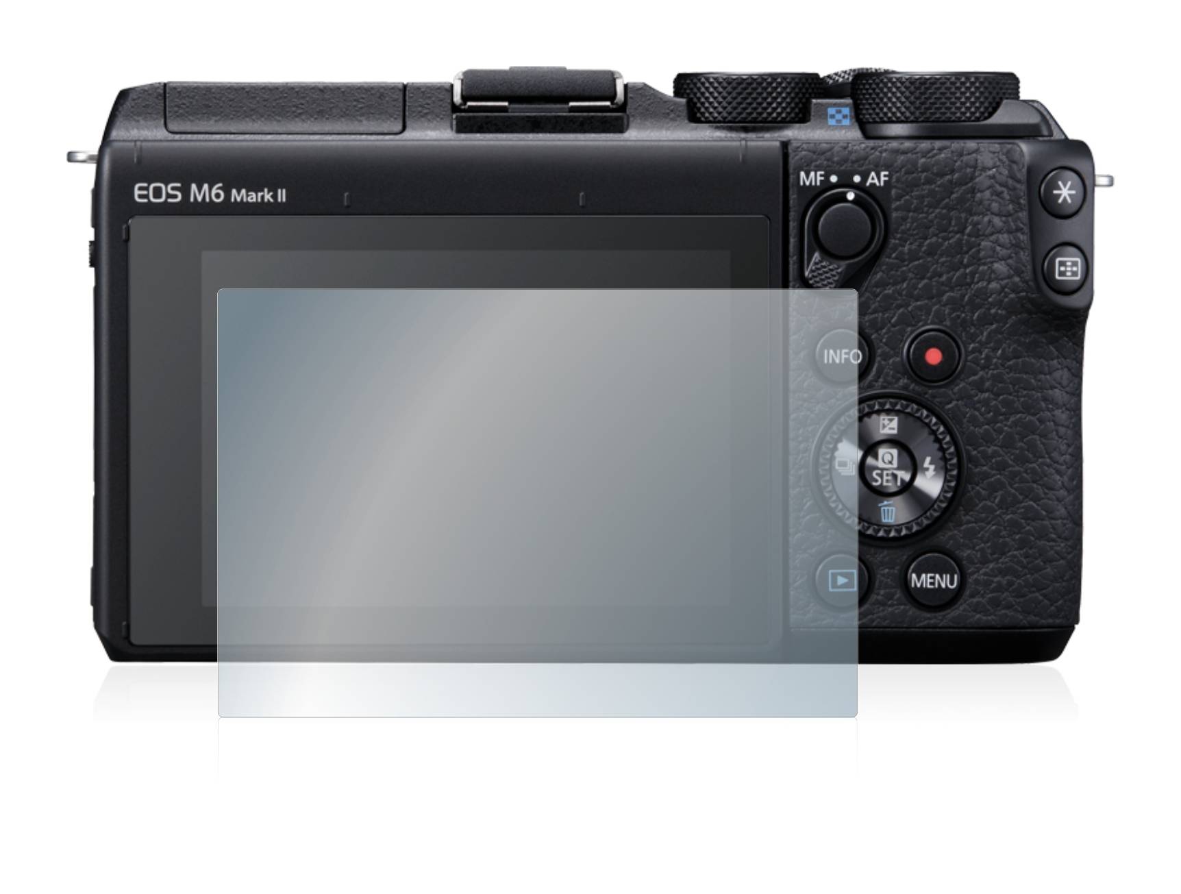 upscreen Scratch Shield Schutzfolie für Canon EOS M6 Mark II