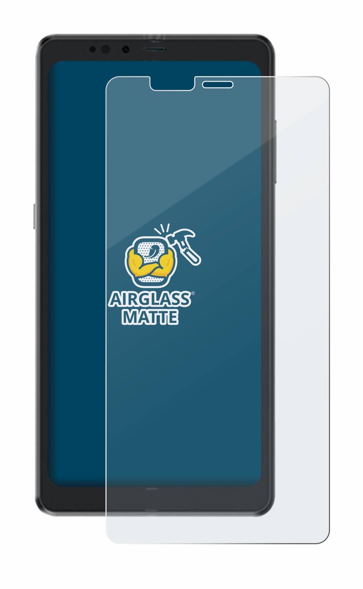 BROTECT AirGlass Flexible Schutz Glas Folie für Hisense A9 Matt Entspiegelt