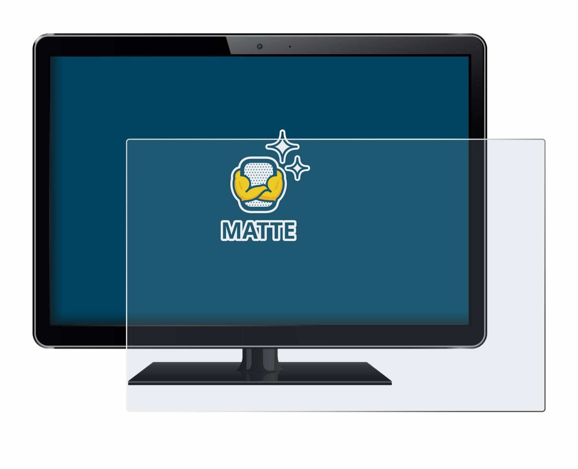 BROTECT Entspiegelungs-Folie für Monitore mit 14 Zoll Displays [310 mm x 175 mm, 16:9]