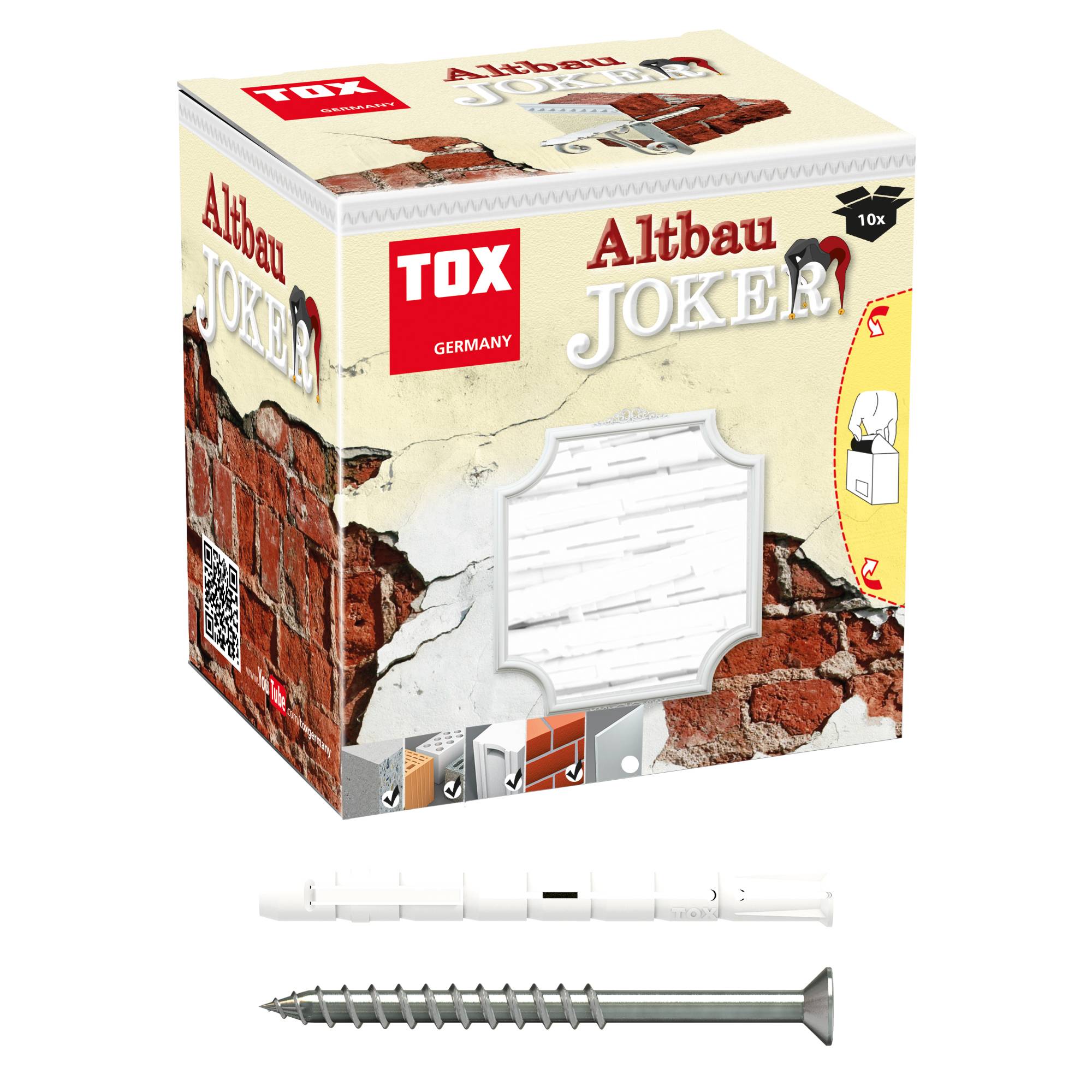 TOX-Dübel-Techn. Parallel-Spreizdübel Altbaujoker 10/90 KT