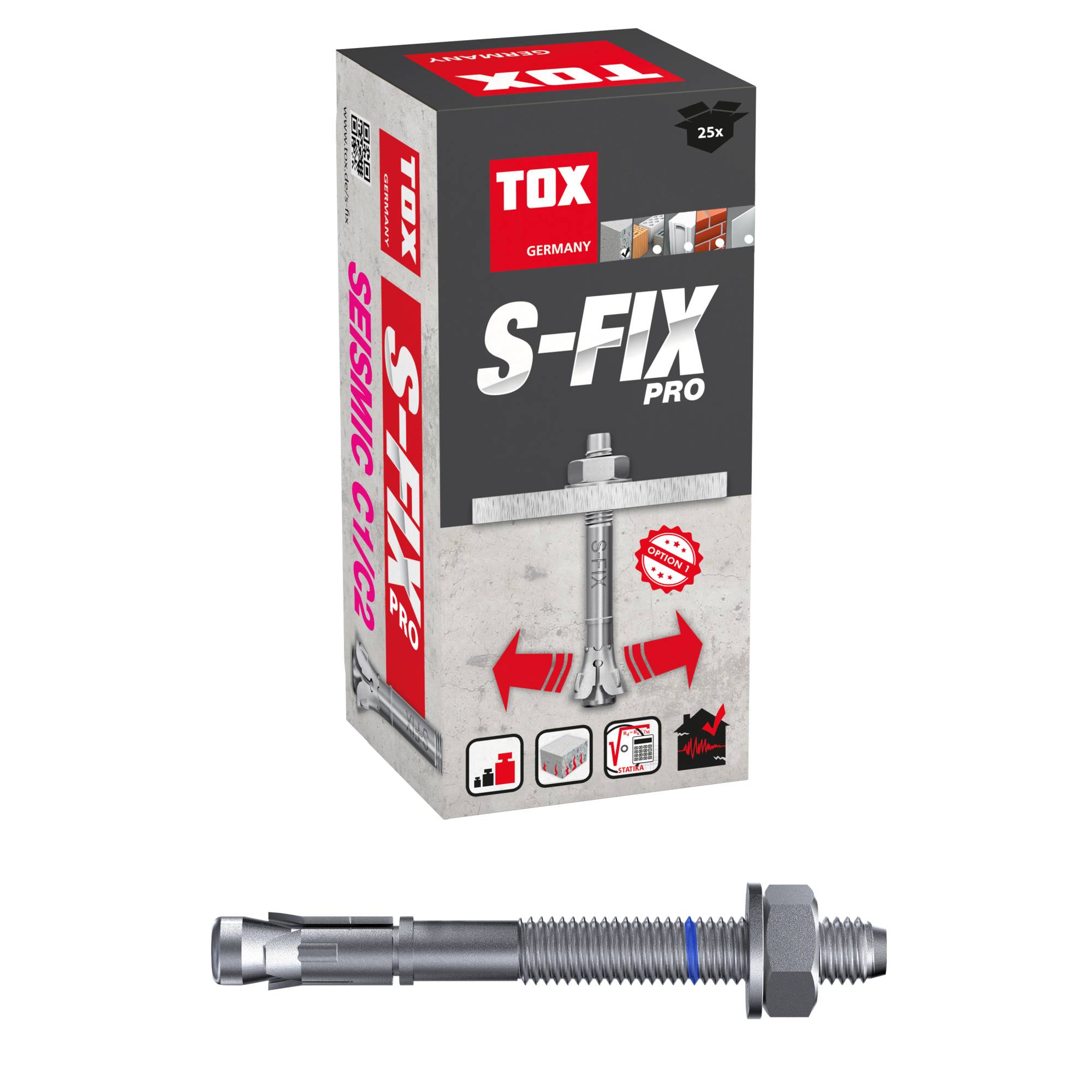 TOX-Dübel-Techn. Bolzenanker S-Fix Pro M12x110/14,KT