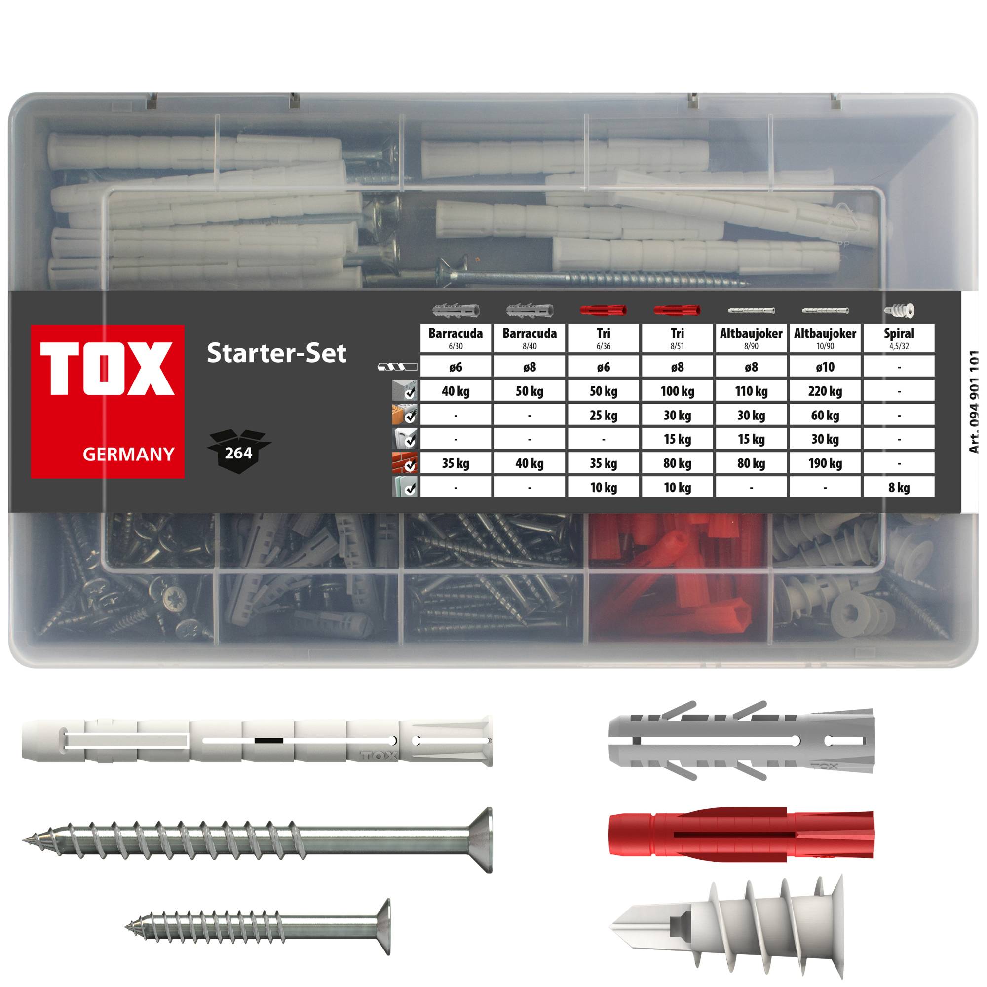 TOX-Dübel-Techn. Standardsortiment Starter Set