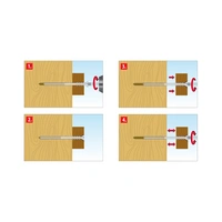 TOX Justierschraube Distance stufenlose Ausrichtung von Holzkonstruktionen 6x80 mm - 100 Stück TOX Justierschraube Distance stufenlose Ausrichtung von Holzkonstruktionen 6x80 mm - 100 Stück