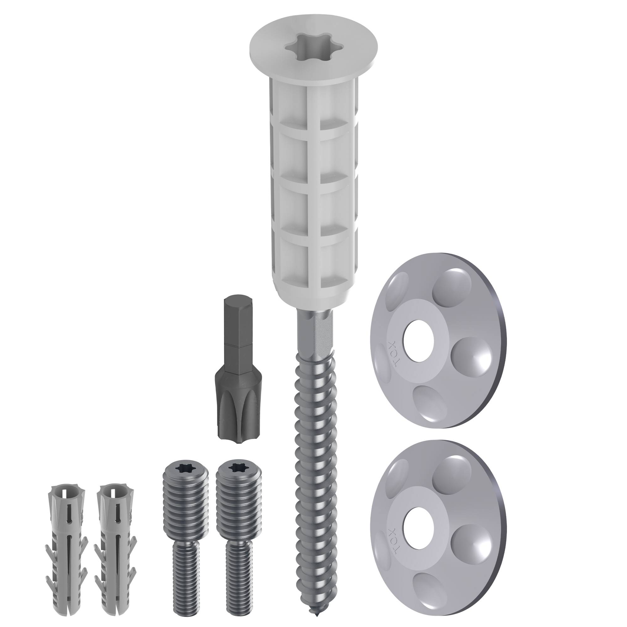 TOX Abstandsmontagesystem Thermo Proof Wood Mini M8x110/50-80 - 2er Pack