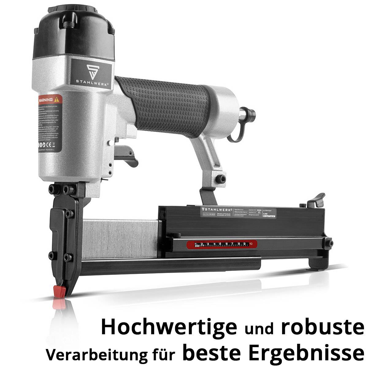 STAHLWERK Druckluft Nagler DN-50 ST 2 in 1 mit 5-7 Bar Arbeitsdruck
