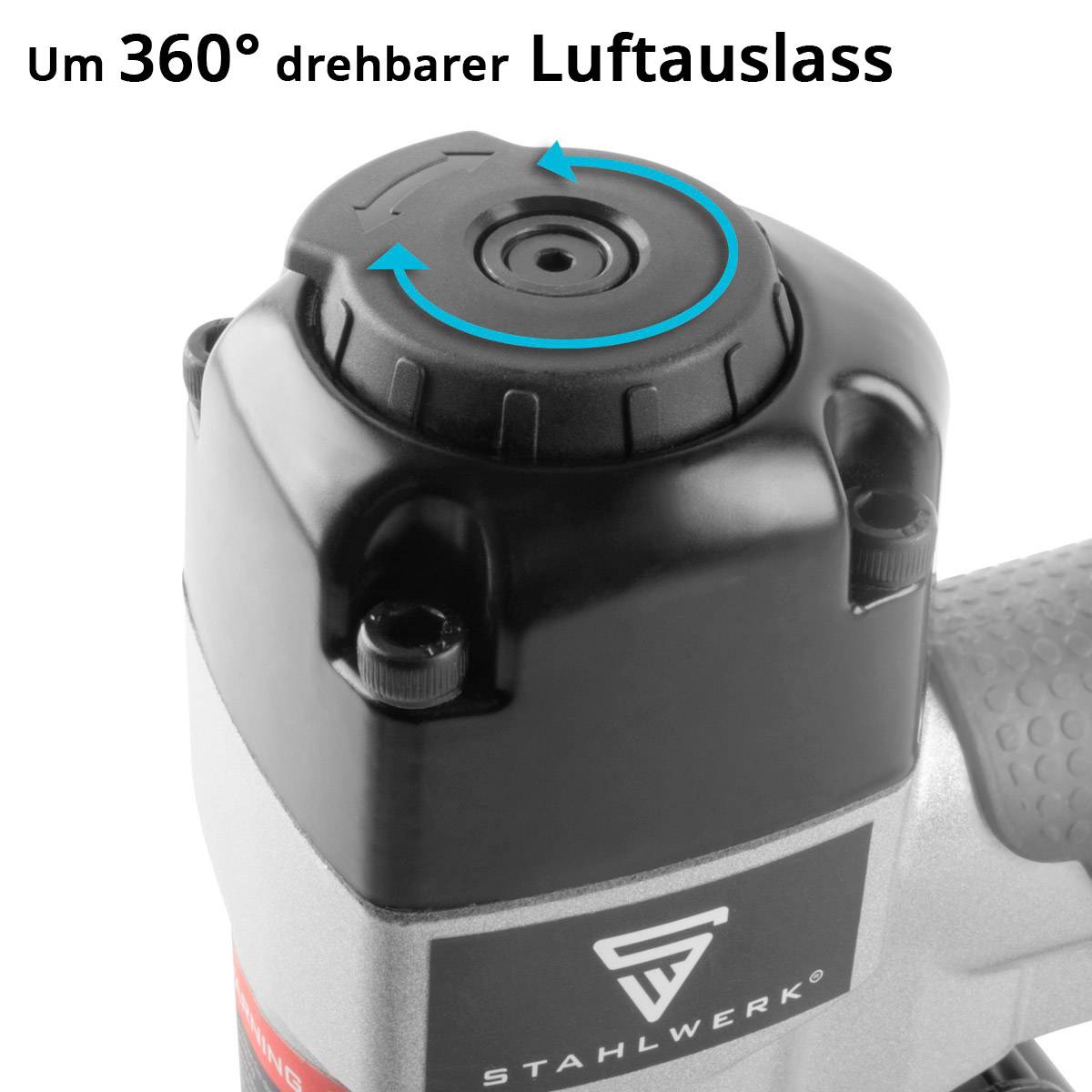 STAHLWERK Druckluft Nagler DN-50 ST 2 in 1 mit 5-7 Bar Arbeitsdruck