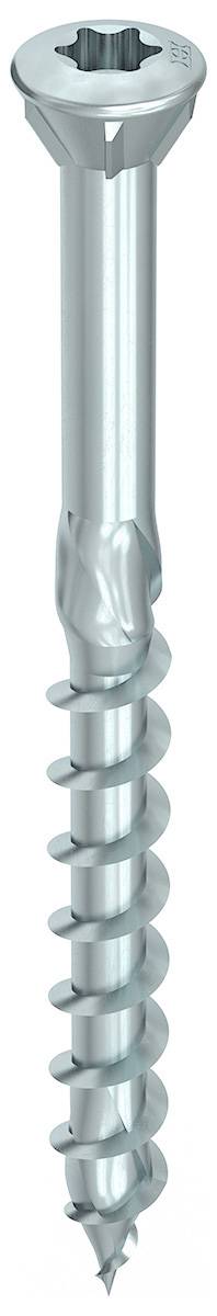 HECO-TOPIX-plus Glasleistenschraube Stahl verzinkt Linsensenkkopf TX Teilgewinde 3,5x60 - 200 Stück