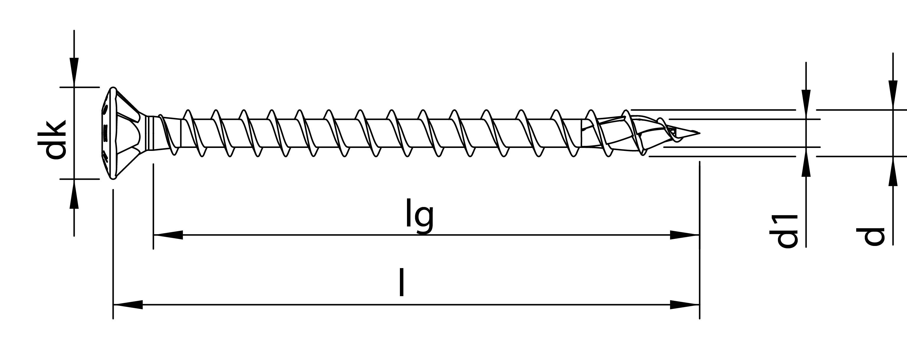 HECO-TOPIX-plus Holzschraube Edelstahl A2 Linsensenkkopf HD variables Vollgewinde 4x25 - 200 Stück