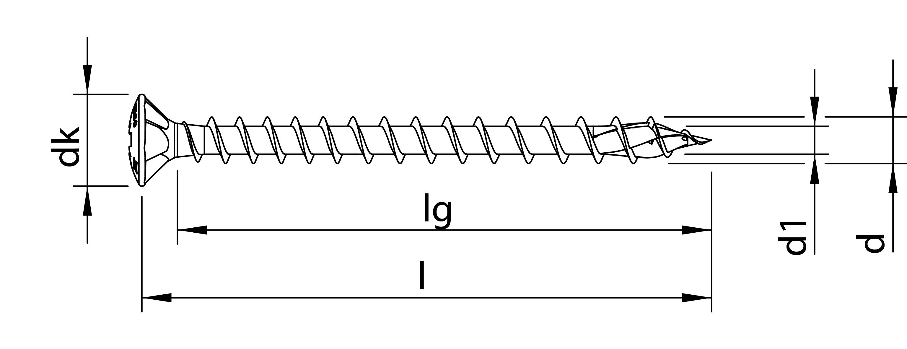 HECO-TOPIX-plus Holzschraube Edelstahl A2 Linsensenkkopf PZ variables Vollgewinde 4x30 - 200 Stück