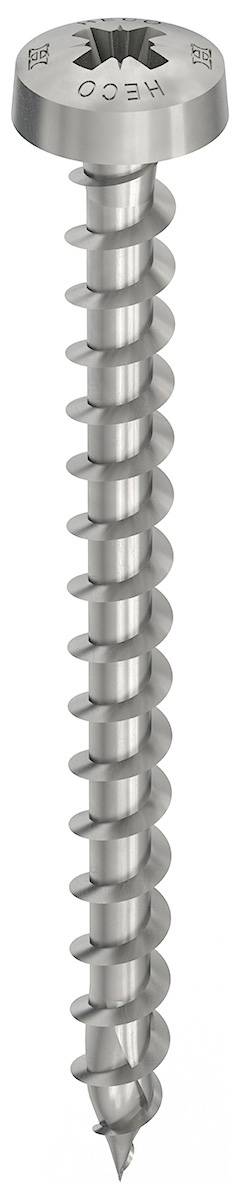 HECO-TOPIX-plus Holzschraube Edelstahl A2 Panhead PZ variables Vollgewinde 4x45 - 200 Stück