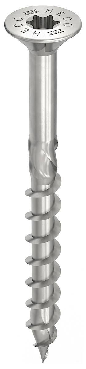 HECO-TOPIX-plus Holzschraube Edelstahl A2 Senkkopf HD Teilgewinde 3,5x45 - 200 Stück