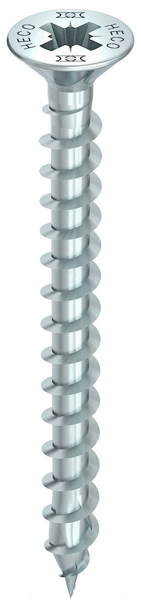 HECO-TOPIX-plus Holzschraube Stahl verzinkt Senkkopf PZ variables Vollgewinde 2,5x12 - 200 Stück