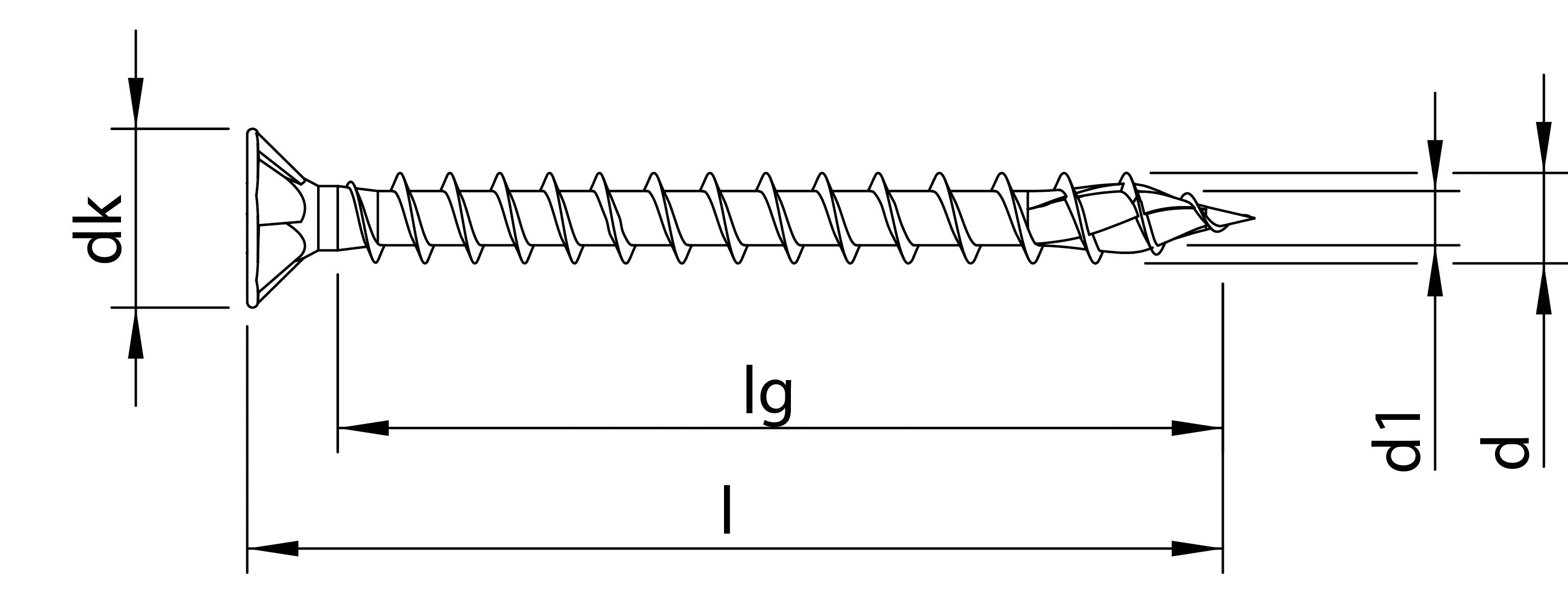 HECO-TOPIX-plus Holzschraube Stahl verzinkt Senkkopf PZ variables Vollgewinde 2,5x16 - 200 Stück