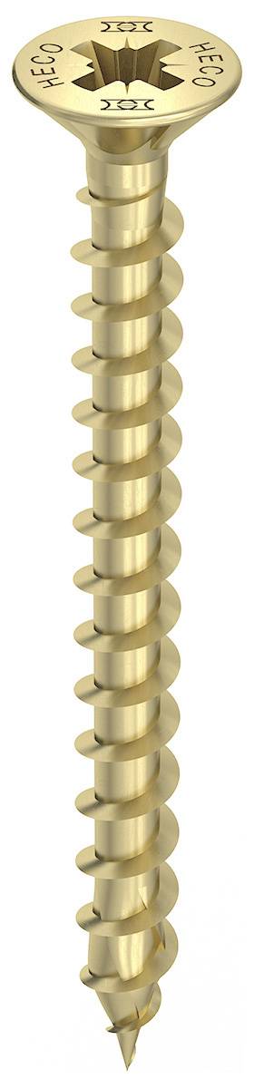 HECO-TOPIX-plus Holzschraube Stahl gelb verzinkt Senkkopf PZ variables Vollgewinde 2,5x16 - 1000 Stück