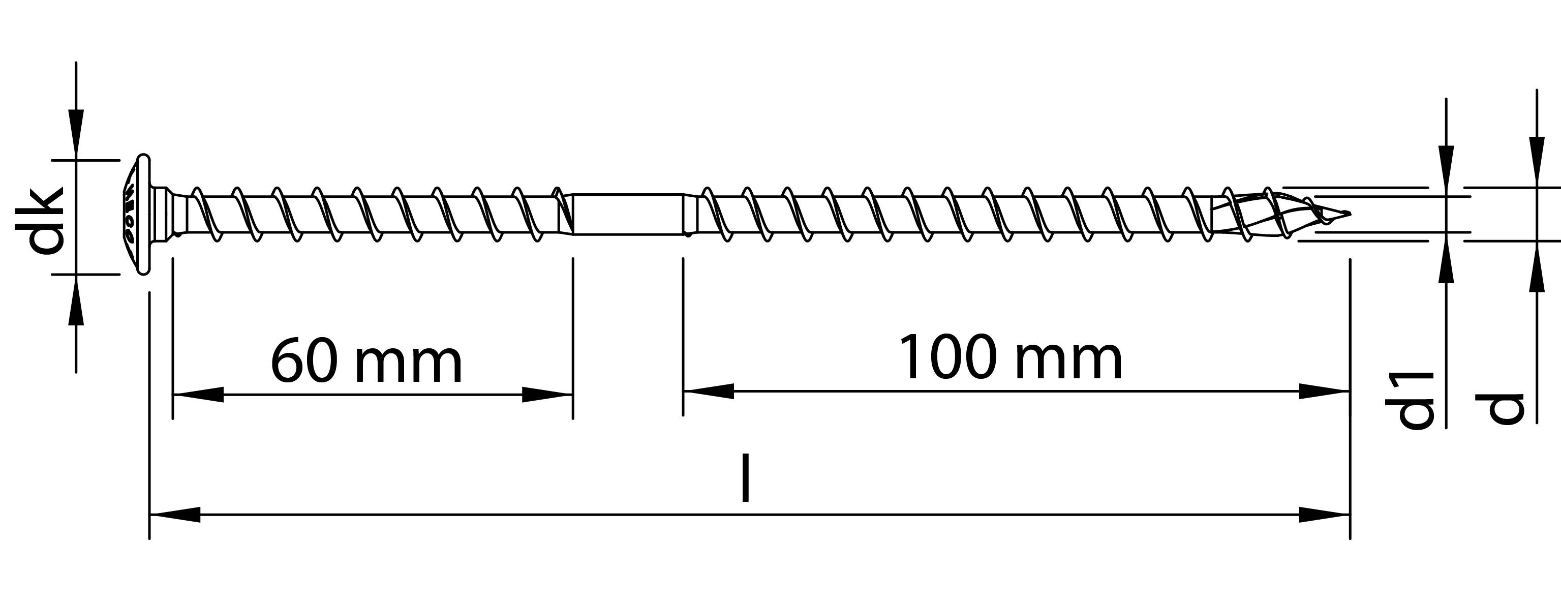 HECO-TOPIX-plus T-Solar Holzbauschraube Edelstahl A2 Tellerkopf TX UK-Gewinde 8x240 - 50 Stück