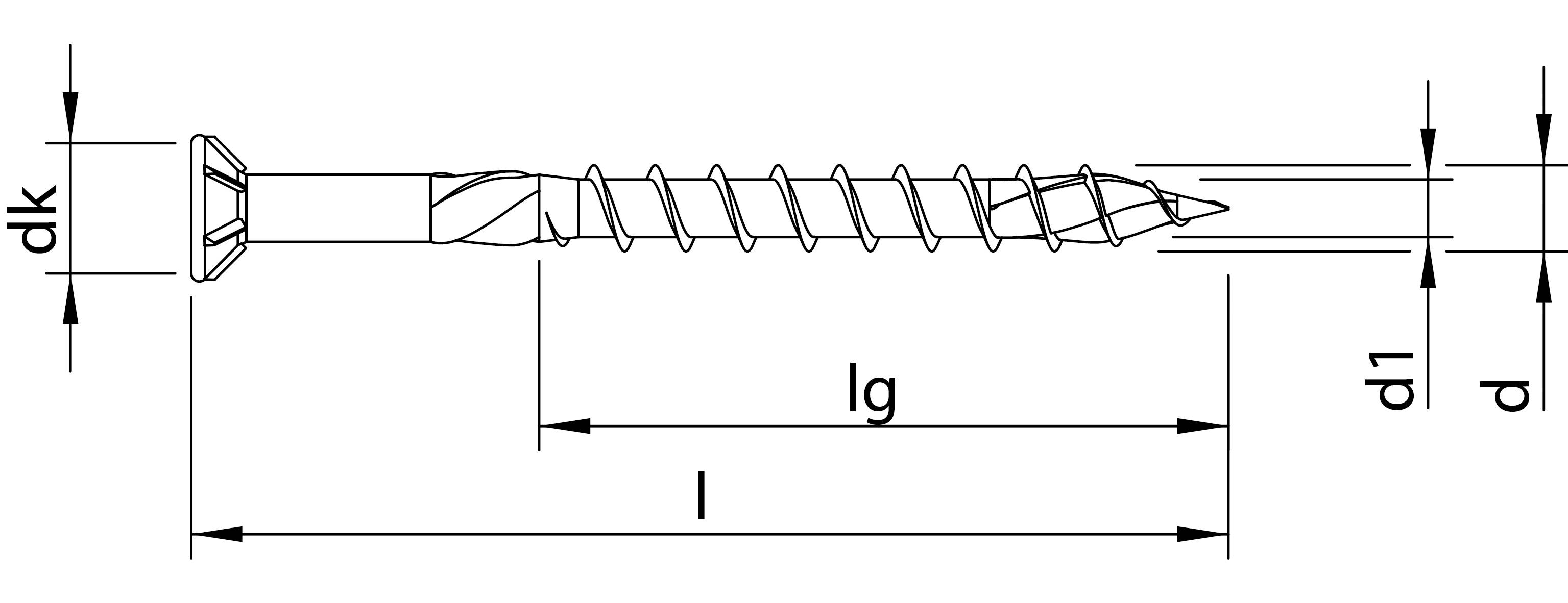 HECO-TOPIX-plus Terrassenschraube Edelstahl A2 Senkkopf HD mit Fräsrippen 5x80 - 350 Stück