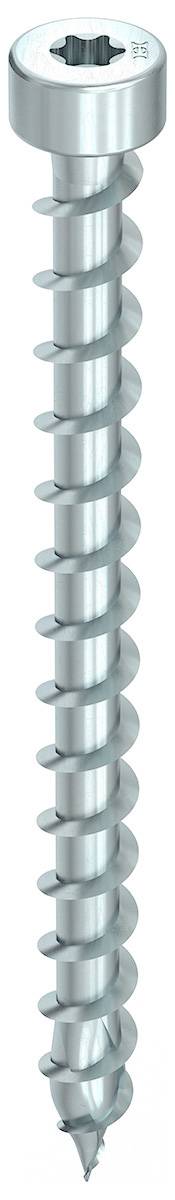 HECO-TOPIX-plus Holzbauschraube Stahl verzinkt Zylinderkopf TX Vollgewinde 8x260 - 50 Stück