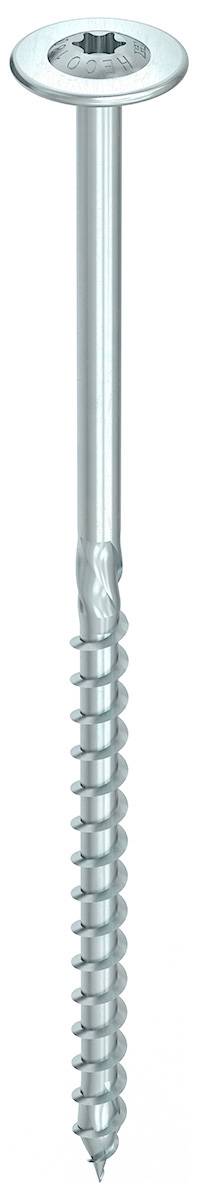HECO-TOPIX-plus Holzbauschraube Stahl verzinkt großer Tellerkopf TX Teilgewinde 8x180 - 50 Stück
