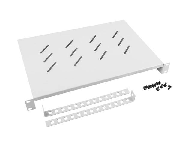 LANBERG 19 Fachboden 1U 483x300mm, max. 25kg, grau Multimedia-Technik für 19