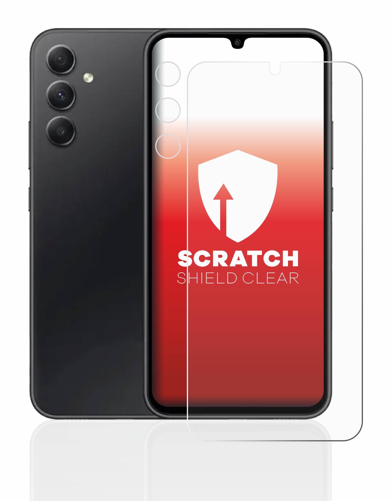 upscreen Scratch Shield Schutzfolie für Samsung Galaxy A34 5G (Display+Kamera)