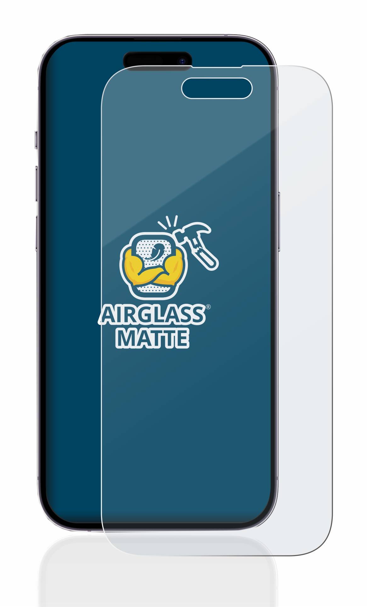 BROTECT AirGlass Matt Glas Panzer Folie für Apple iPhone 14 Pro
