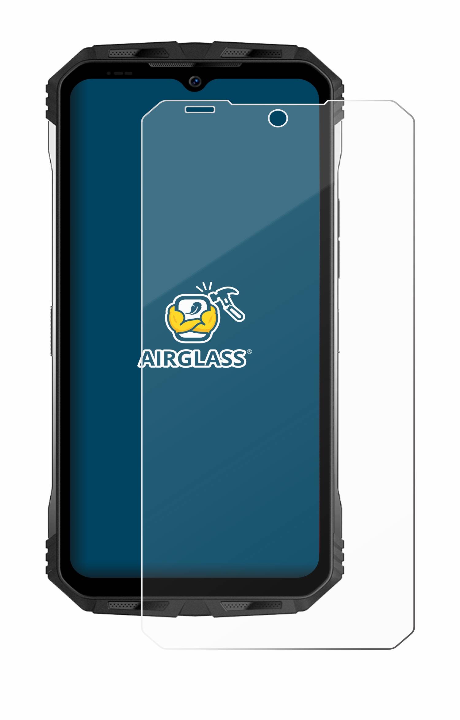 BROTECT AirGlass Flexible Schutz Glas Folie für Doogee S100 Klar Transparent