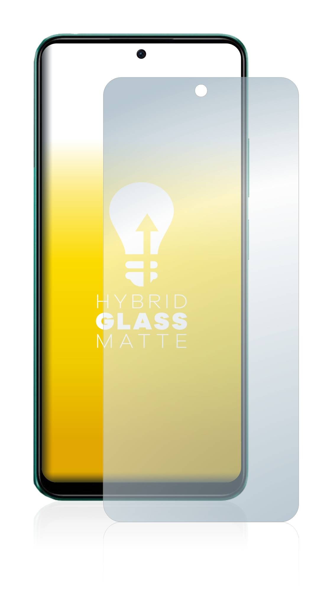 upscreen Hybrid Glas Matt Schutz-Folie für Xiaomi Poco X5