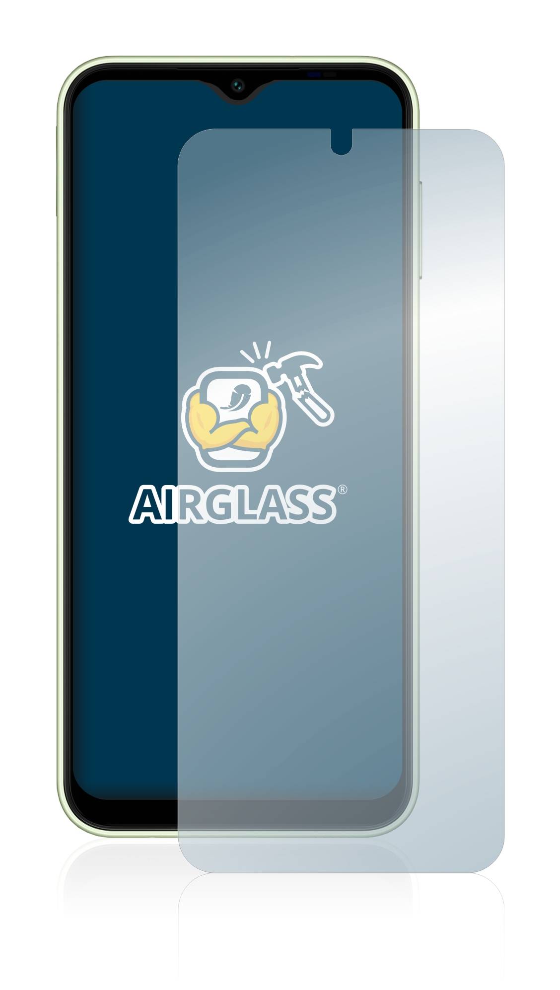 BROTECT AirGlass Glas Schutz-Folie für Samsung Galaxy A14 5G - Schutzglas