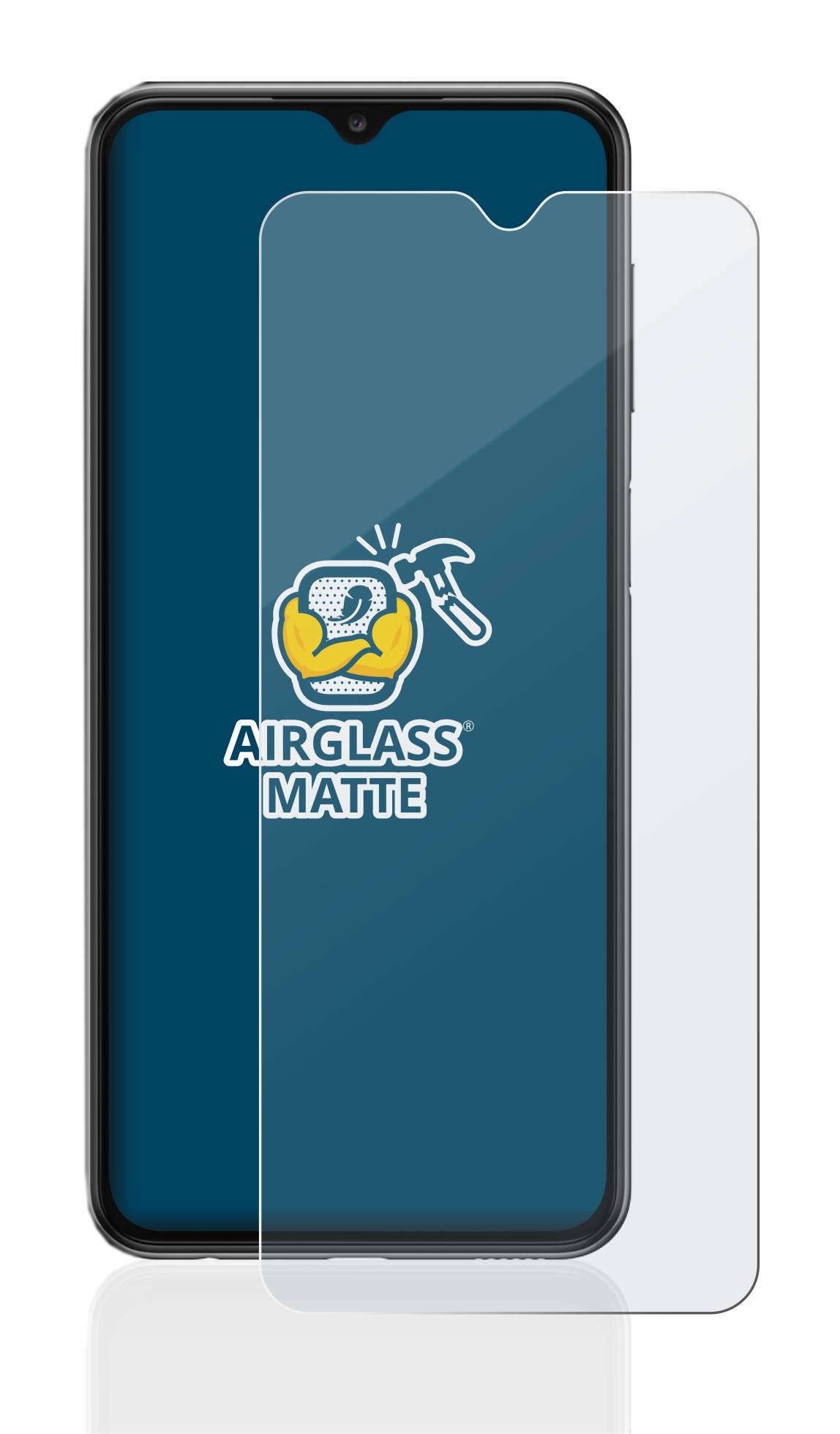 BROTECT AirGlass Matt Glas Panzer Folie für Samsung Galaxy A23 5G
