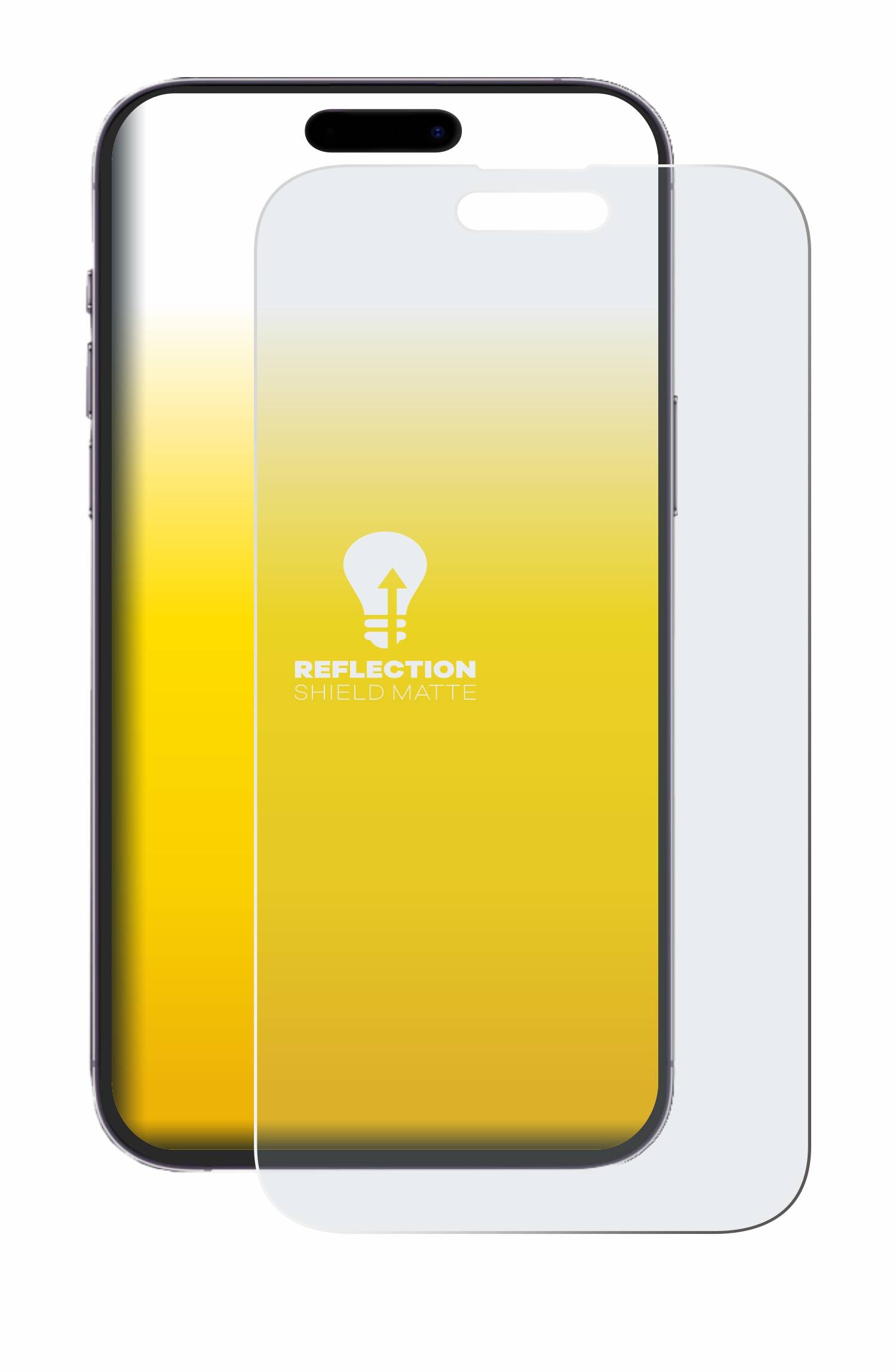 upscreen Reflection Shield Matt Schutzfolie für Apple iPhone 14 Pro Max