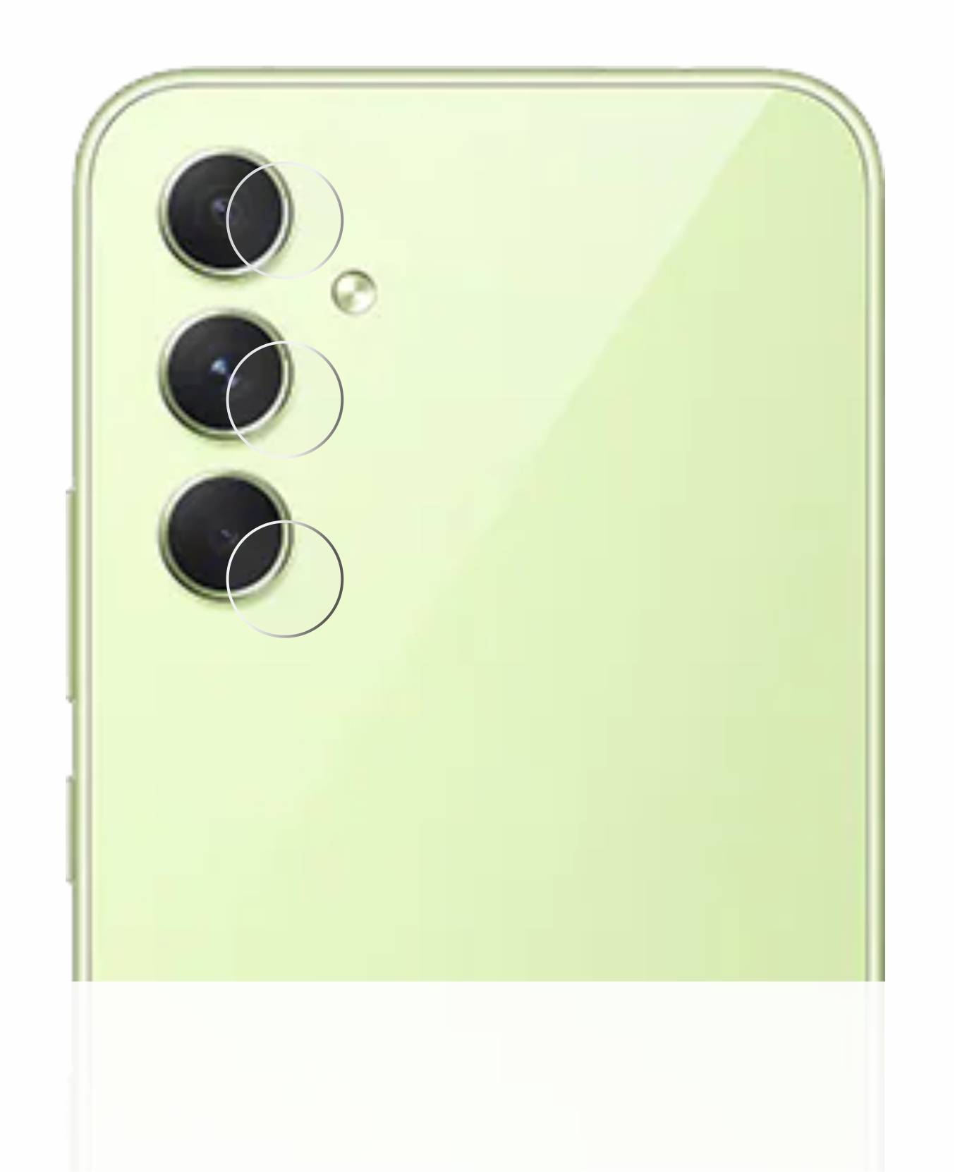 upscreen Scratch Shield Schutzfolie für Samsung Galaxy A54 5G (NUR Kameraschutz)