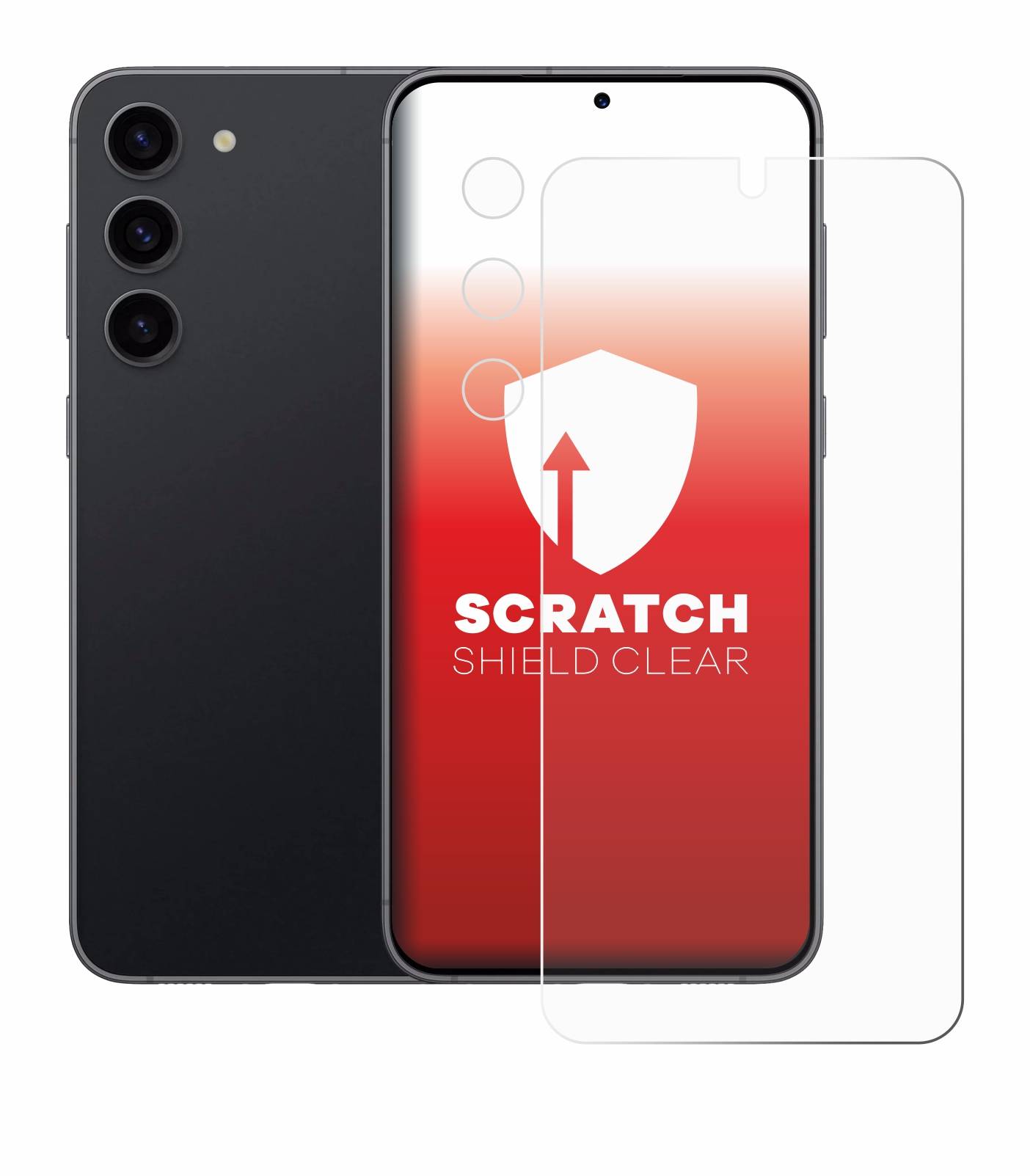upscreen Scratch Shield Schutzfolie für Samsung Galaxy S23 (Display+Kamera)
